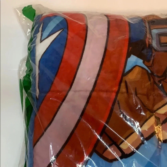 Marvel Captain America Throw Blanket Avengers Fleece New - Picture 5 of 8